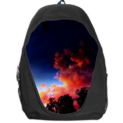 Deep Blue Sunset Backpack Bag by okhismakingart