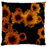 Yellow Flowers Standard Flano Cushion Case (Two Sides) Front