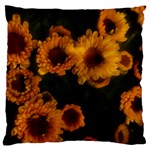 Yellow Flowers Standard Flano Cushion Case (Two Sides) Back