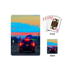 Neon Drive Playing Cards (mini)