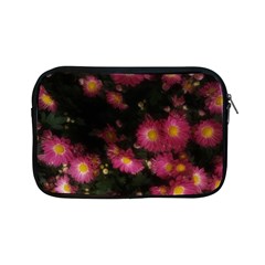 Purple Flowers With Yellow Centers Apple Ipad Mini Zipper Cases by okhismakingart