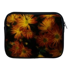 Red Striped Flowers Apple Ipad 2/3/4 Zipper Cases by okhismakingart