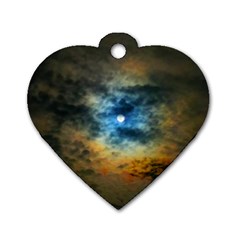 Rainbow Sun Dog Tag Heart (two Sides) by okhismakingart