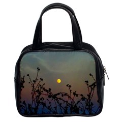 Moon And Thistle Classic Handbag (two Sides) by okhismakingart