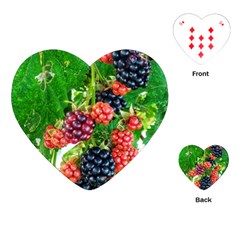 Blackberries Playing Cards (heart) by okhismakingart