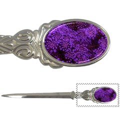 Purple Queen Anne s Lace Landscape Letter Opener by okhismakingart