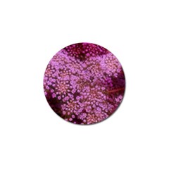 Pink Queen Anne s Lace Landscape Golf Ball Marker by okhismakingart