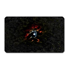 Moon Supernova Magnet (rectangular) by okhismakingart
