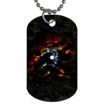 Moon Supernova Dog Tag (Two Sides) Back