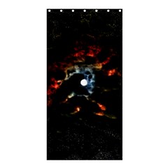 Moon Supernova Shower Curtain 36  X 72  (stall)  by okhismakingart