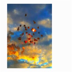 Football Fireworks Small Garden Flag (two Sides) by okhismakingart