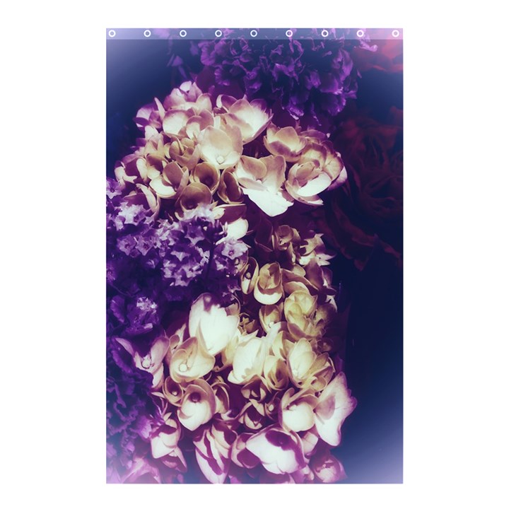 Soft Purple Hydrangeas Shower Curtain 48  x 72  (Small) 