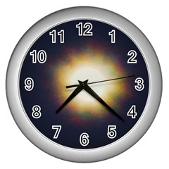 Bright Star Version One Wall Clock (silver) by okhismakingart