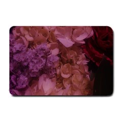 Pink Hydrangeas Small Doormat  by okhismakingart