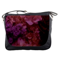 Pink Hydrangeas Messenger Bag