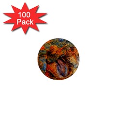 Rainbow Fossil 1  Mini Magnets (100 Pack)  by okhismakingart