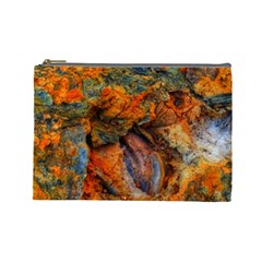 Rainbow Fossil Cosmetic Bag (large) by okhismakingart