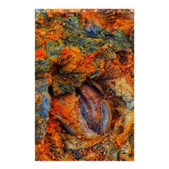 Rainbow Fossil Shower Curtain 48  X 72  (small)  by okhismakingart