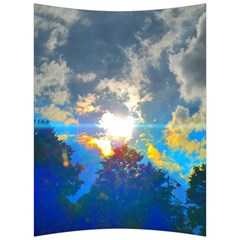 Broken Sky Back Support Cushion by okhismakingart