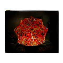 Glowing Stained Glass Lamp Cosmetic Bag (xl) by okhismakingart