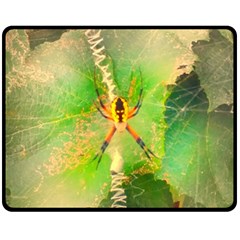 Orb Spider Double Sided Fleece Blanket (medium) 