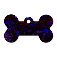 Red-edged Blue Sedum Dog Tag Bone (two Sides)