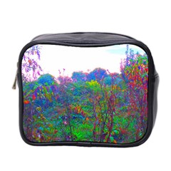 Neon Weeds Mini Toiletries Bag (two Sides)