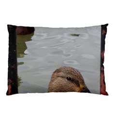 Framed Ducks Pillow Case (two Sides) by okhismakingart