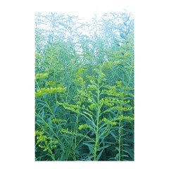 Turquoise Goldenrod Shower Curtain 48  X 72  (small)  by okhismakingart