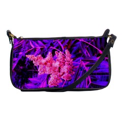 Pink And Blue Sideways Sumac Shoulder Clutch Bag