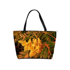 Yellow Sideways Sumac Classic Shoulder Handbag by okhismakingart