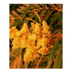 Yellow Sideways Sumac Shower Curtain 60  X 72  (medium)  by okhismakingart