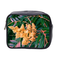 Green And Gold Sideways Sumac Mini Toiletries Bag (two Sides)