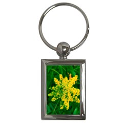 Yellow Sumac Bloom Key Chains (Rectangle) 