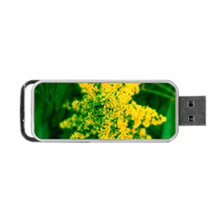 Yellow Sumac Bloom Portable USB Flash (One Side)