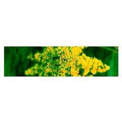 Yellow Sumac Bloom Satin Scarf (Oblong)