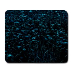 Dark Green Queen Anne s Lace Hillside Large Mousepads