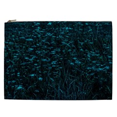 Dark Green Queen Anne s Lace Hillside Cosmetic Bag (xxl)