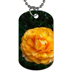 Yellow Rose Dog Tag (Two Sides)