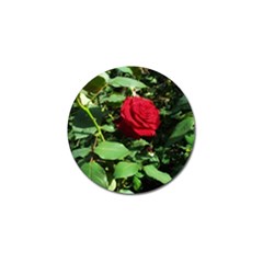 Deep Red Rose Golf Ball Marker (4 Pack) by okhismakingart