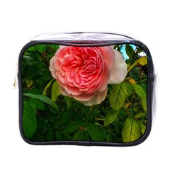 Complex Pink Rose Mini Toiletries Bag (one Side) by okhismakingart