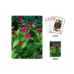 Purple Park Flowers Playing Cards (mini) by okhismakingart