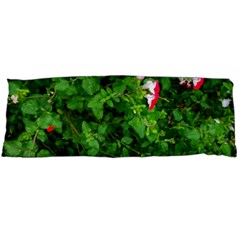 Red And White Park Flowers Body Pillow Case (dakimakura)