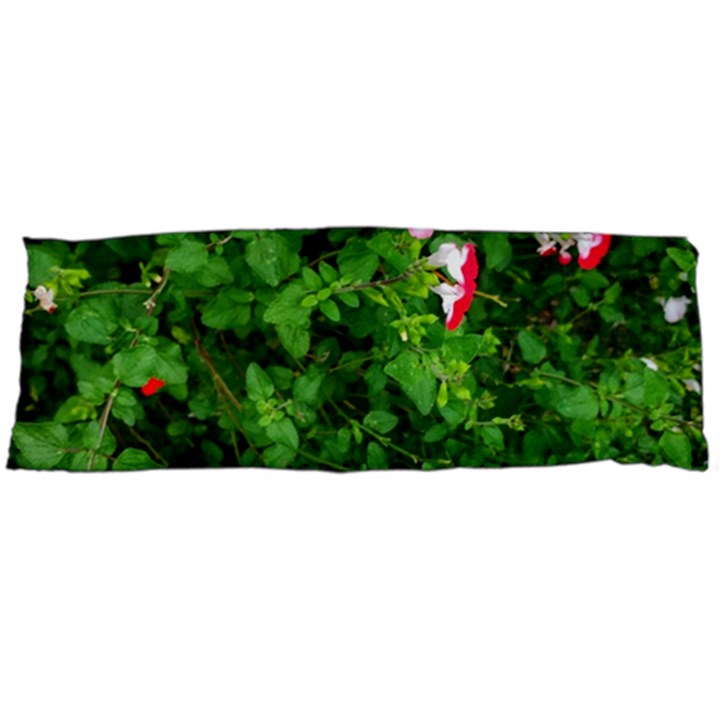 Red and White Park Flowers Body Pillow Case (Dakimakura)