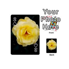Pale Yellow Rose Playing Cards 54 (mini)