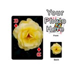 Pale Yellow Rose Playing Cards 54 (Mini) Front - Diamond10