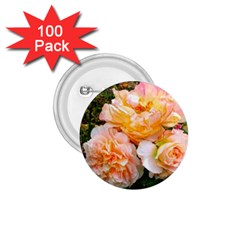 Bunch Of Orange And Pink Roses 1 75  Buttons (100 Pack)  by okhismakingart