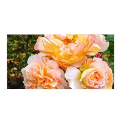 Bunch Of Orange And Pink Roses Satin Wrap by okhismakingart