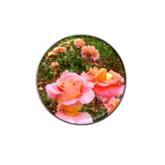 Pink Rose Field Hat Clip Ball Marker