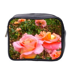 Pink Rose Field Mini Toiletries Bag (Two Sides)